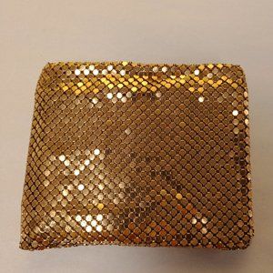 Vintage Jordan Marsh gold mesh wallet.
